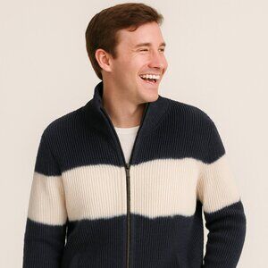 Banana Republic Men’s Tie-Dye Sweater Jacket